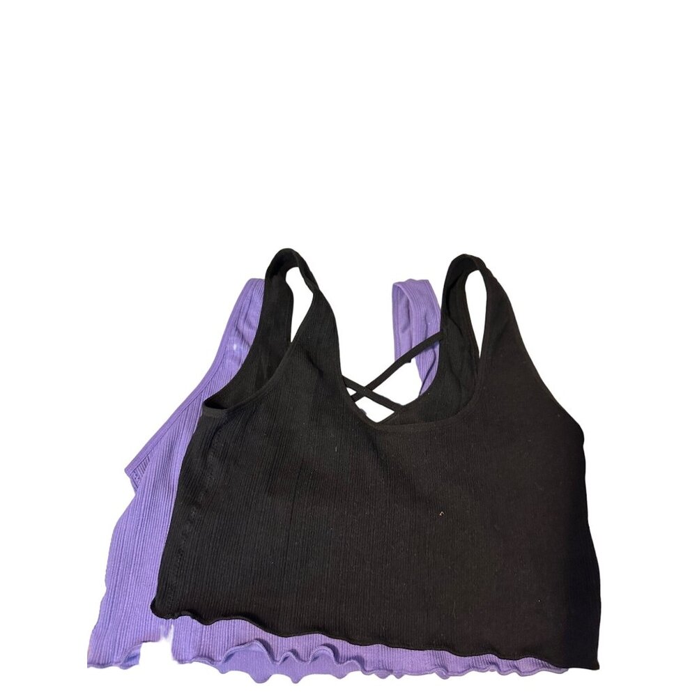 Abound‎ x-back scoop neck tank 2 pieces XL NWOT